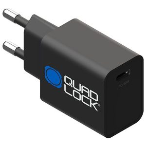 Adaptador de corriente QUAD LOCK 30W tipo C USB standard UE