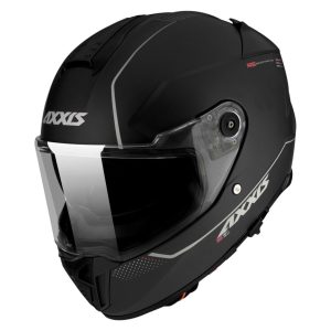 AXXIS HAWK SV SOLID (ECE 22.06) (SPOILER LONGO INCLUIDO) Preto | Capacete Integral