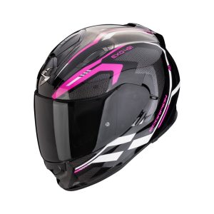 SCORPION EXO-491 KRIPTA(ECE22-06) PRT/ROSA/BR | Capacete Integral
