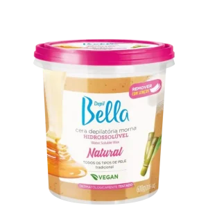 CERA DEPILATÓRIA MORNA NATURAL DEPIL BELLA 600g