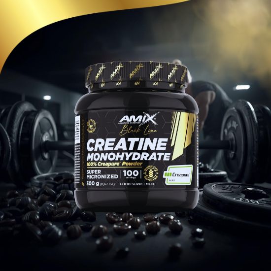 Amix Black Line Creatina Monohidratada Creapure 300g - Image 3