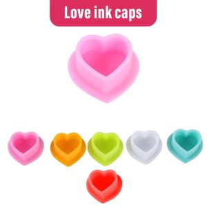 Batoque de silicone Coração – Love Ink Médio