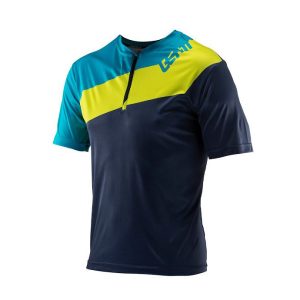 CAMISOLA LEATT DBX 1.0 1/2 ZIP AZUL