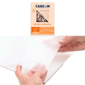 Papel Manteiga A4 40g – 50 folhas – Canson – Papel Impressora