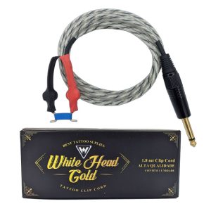 Clip Cord White Head Gold – P10 Plug