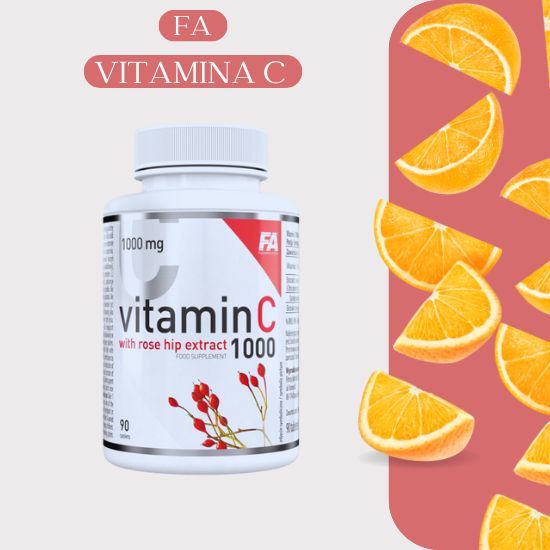 FA Healthy Vitamina C 1000 com Extrato de Rosa Mosqueta 90 Comp. - Image 3