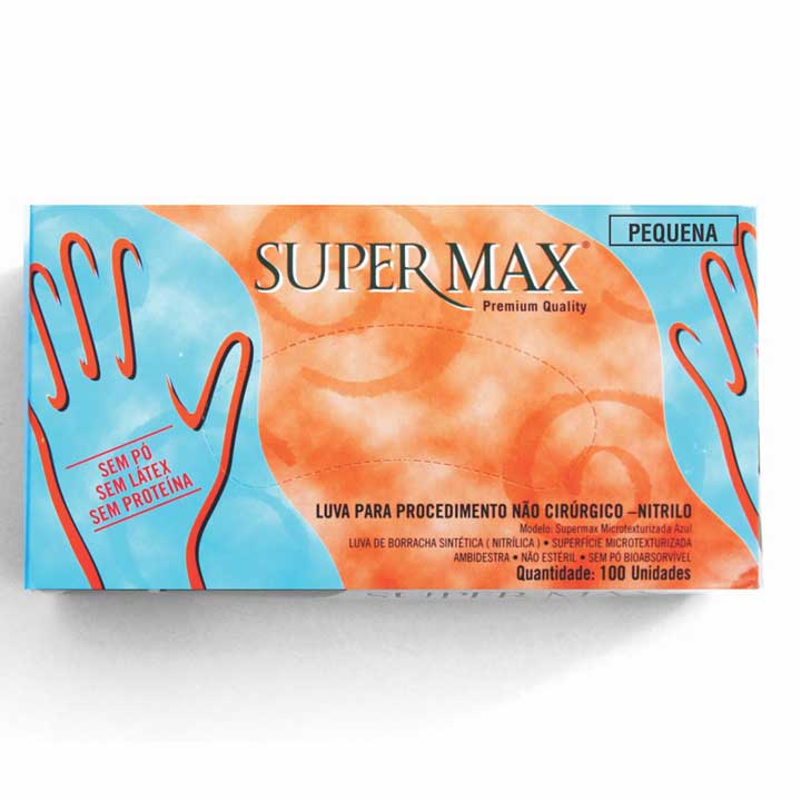 Luva Azul Nitrilica SUPERMAX - Image 6