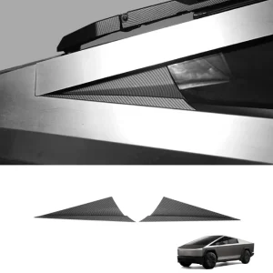 A-Pillar Triangle Spoiler Covers for Cybertruck | ABS Carbon Fiber Pattern | TESERY