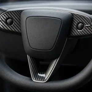 ABS Steering Wheel Button & V-Shape Trim Cover for Model Y Juniper | Tesery