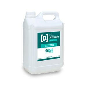 Agua Destilada Não Estéril – 5 litros
