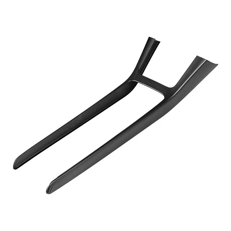 Real Dry Carbon Fiber Center Console Trim Panel for Model Y 2021-2025.03 - Image 3