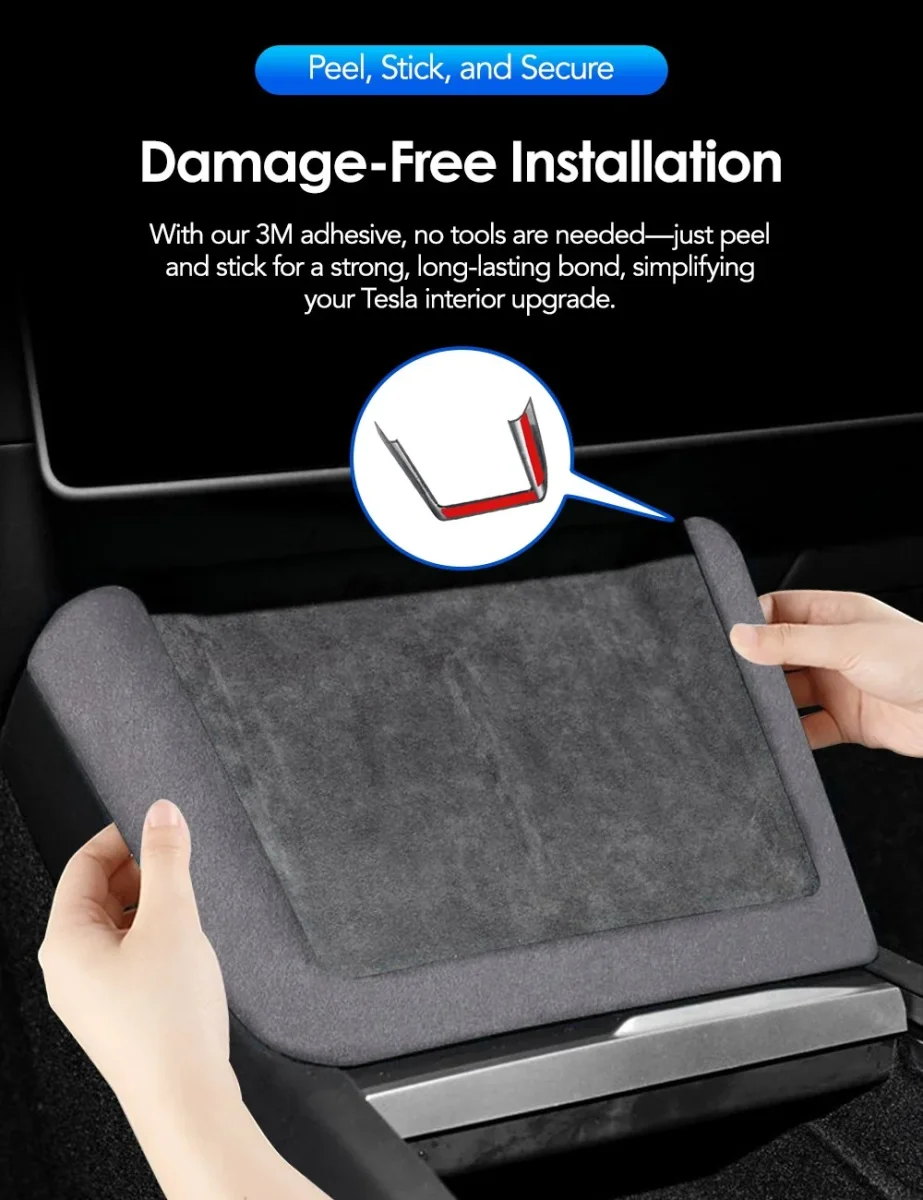 Center Console Wireless Charger Cover Trim for Model 3 Highland & Model Y Juniper - Image 8