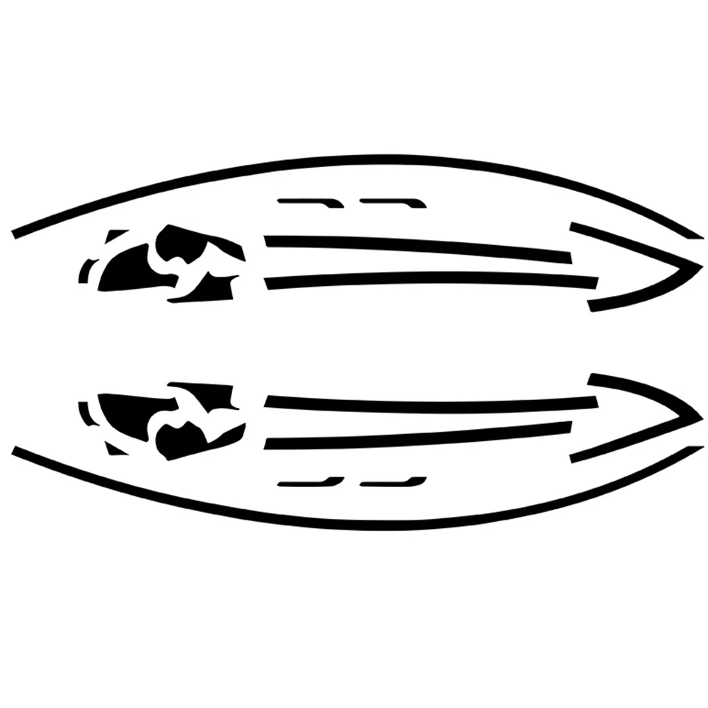 Chrome Delete Kit for Model 3 (2017-2023) | Matte Black Window Trim | PVC - Image 2