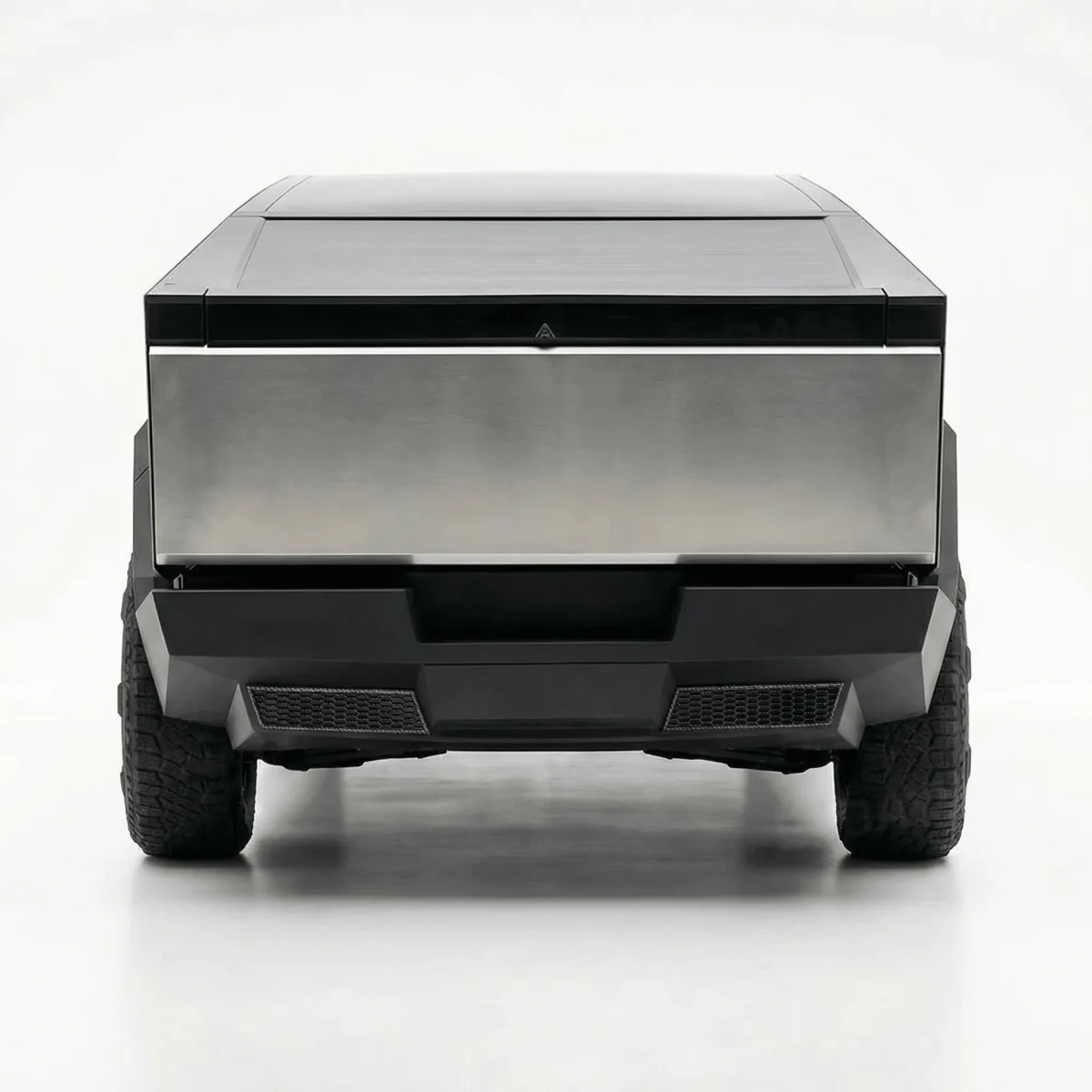 Cybertruck Rear Bumper Honeycomb Trim Cover – Carbon Fiber Style Protective Guard - Image 4