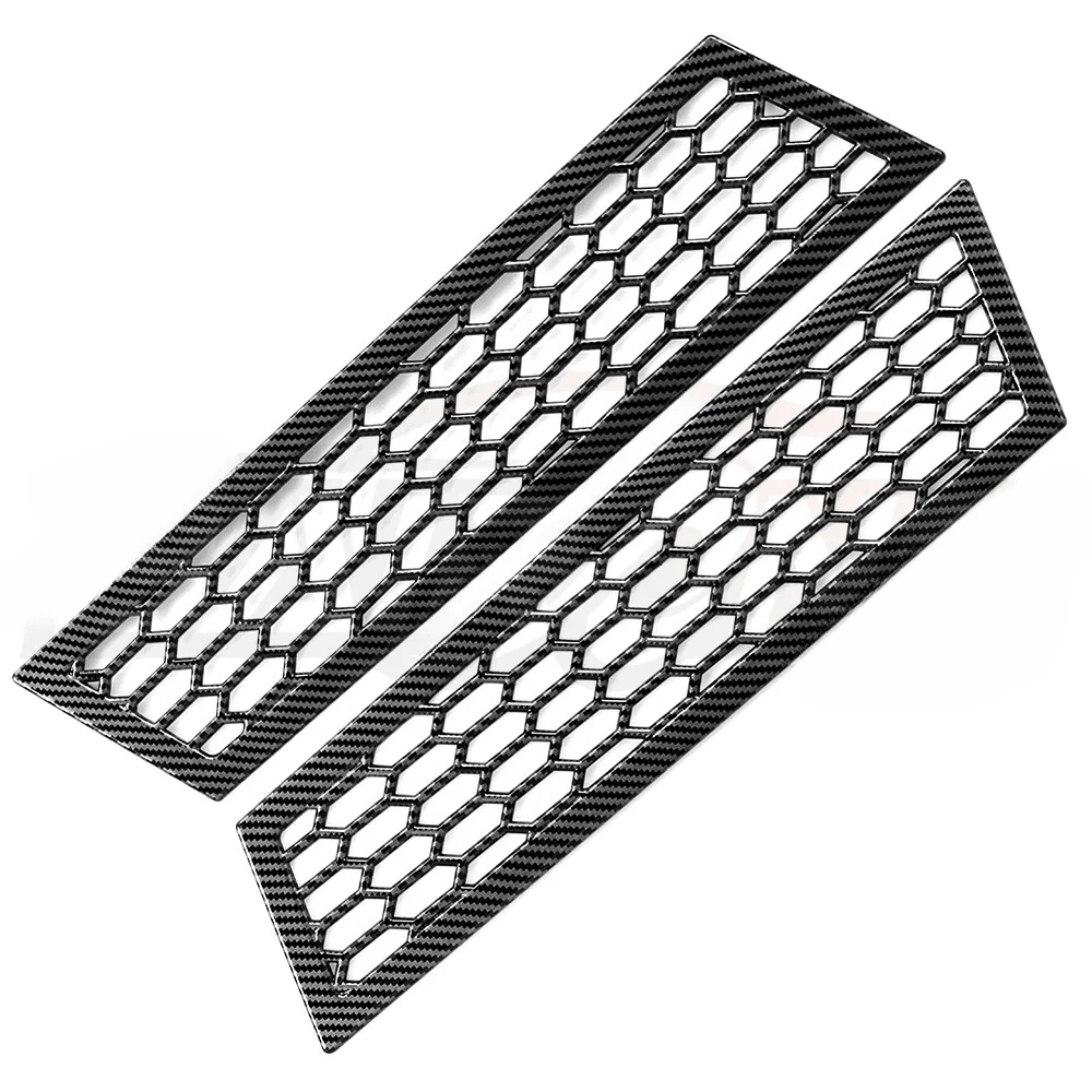Cybertruck Rear Bumper Honeycomb Trim Cover – Carbon Fiber Style Protective Guard - Image 7