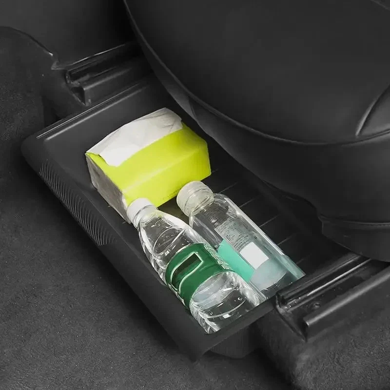 Drawer-Type TPE Under-Seat Storage Box for Cybertruck - Image 5
