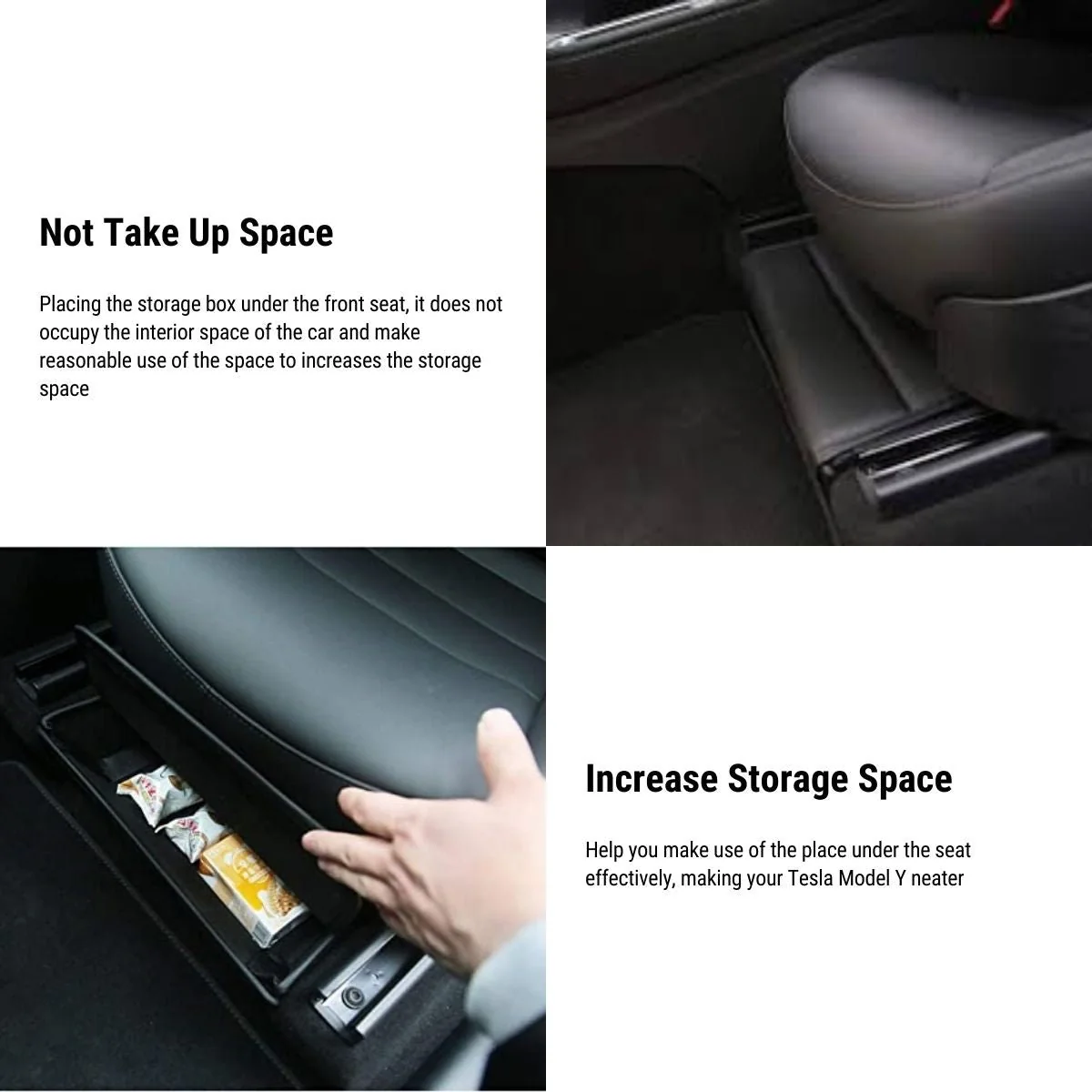 Under Seat Storage Box Organizer for Model Y - Image 6
