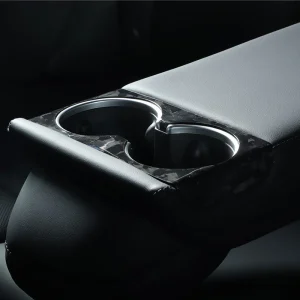 Dry Carbon Fibre Cup Holder Cover for Tesla Model 3 Highland / Model Y Juniper