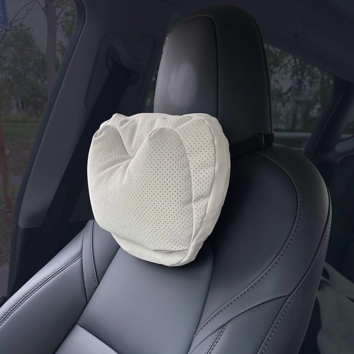 Dual-Layer Pressure Relief Headrest for Tesla - Image 2