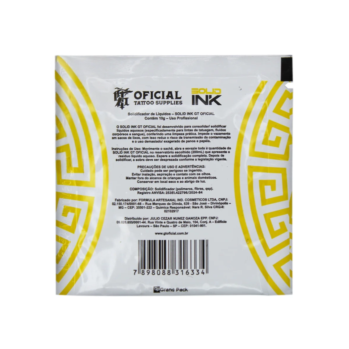 Solid Ink GT Oficial 10g – Solidificador de Líquidos para Estúdio - Image 3