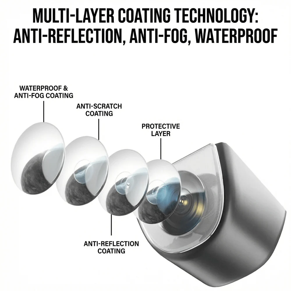 Front & Rear Camera Lens Protective Covers for Model Y Juniper 2025.03+ | Protection & Anti-Glare Vision Guard - Image 3