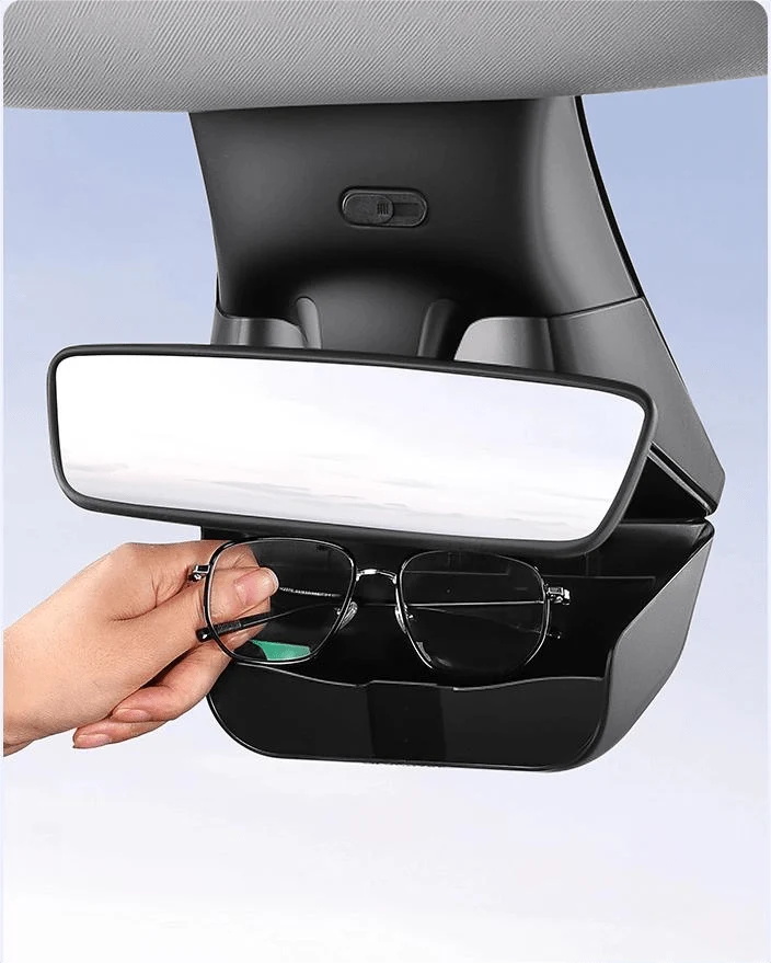 Hidden Sunglass Storage for Model Y Juniper 2025+| Flocked ABS Storage Box - Image 3