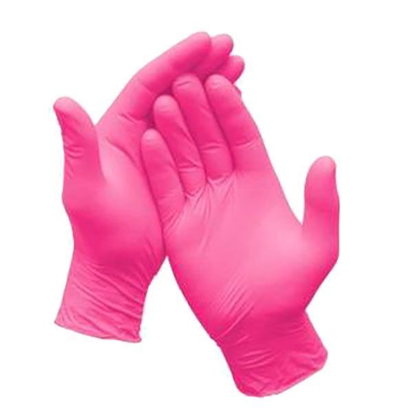 Luva Pink Supermax Nitrilica - Image 2