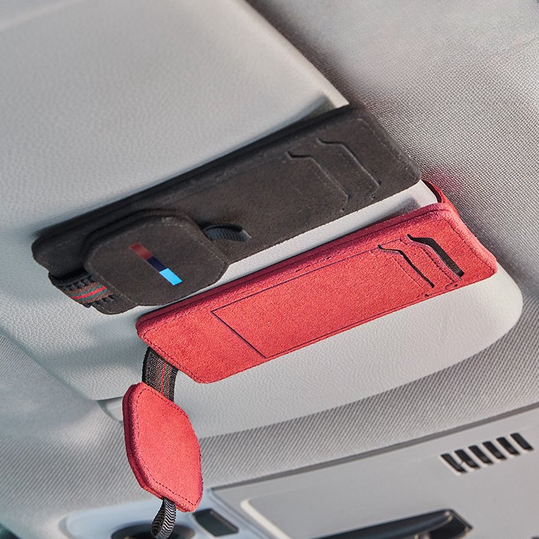 Multi-Functional Leather Glasses Holder Clip for Tesla Model Y/3/S/X - Image 6