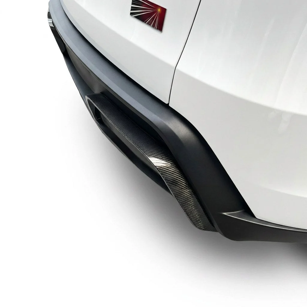 Real Carbon Fiber Rear Diffuser Bumper Trim for Model Y Juniper - Image 7