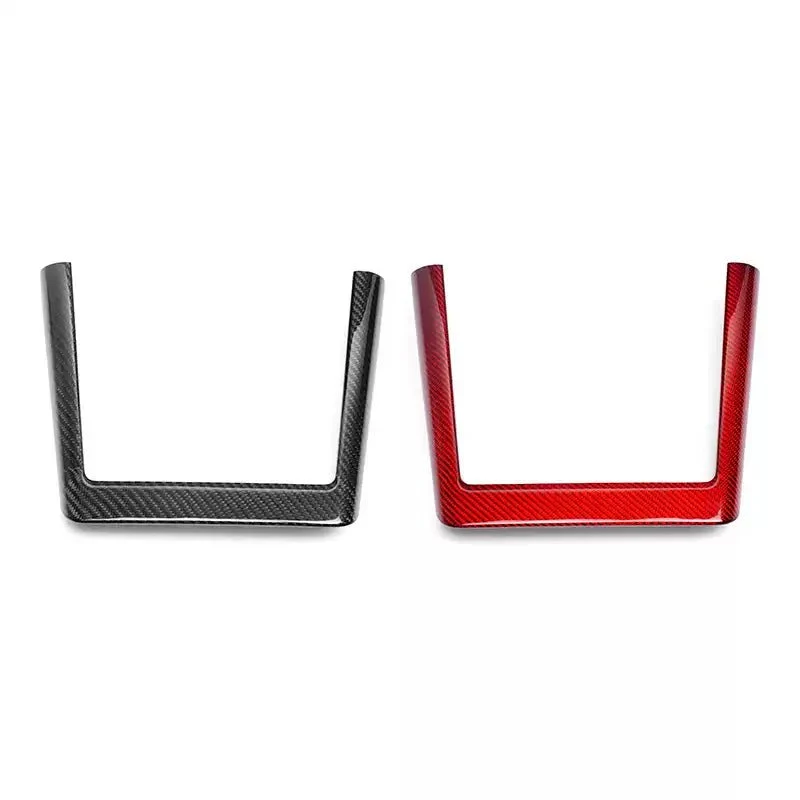 Real Dry Carbon Fiber Wireless Charging Frame for New Model Y & Model 3 Highland - Image 9