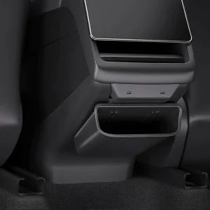 Rear Center Console Cover & Storage Box for Model 3 Highland & Model Y Juniper | TPE Protection