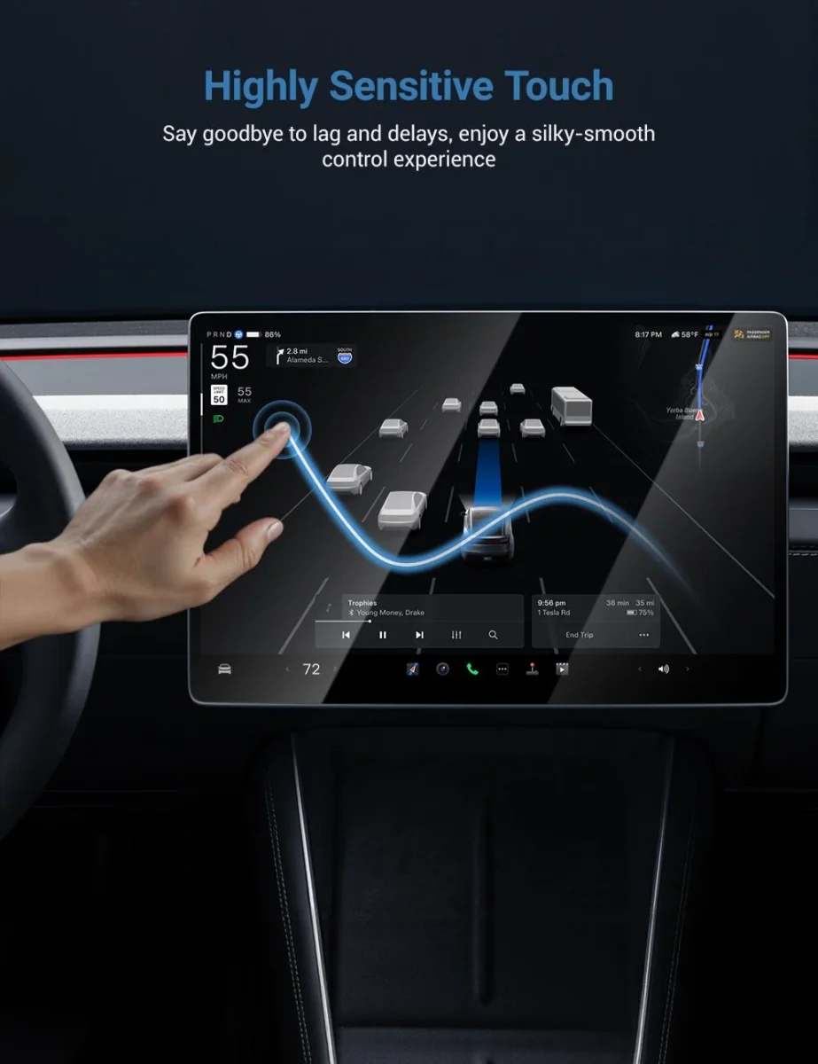 Tesla Screen Protector for Model 3 Highland / Model Y Juniper - Image 5