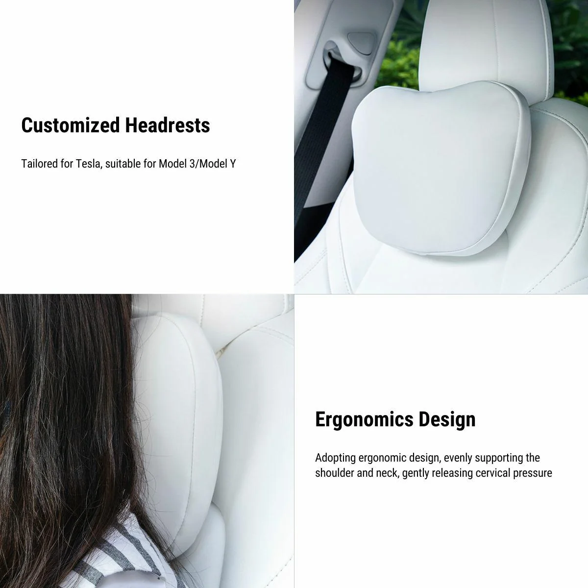 Seat Headrests for Model Y & Model 3 | TESERY - Image 4