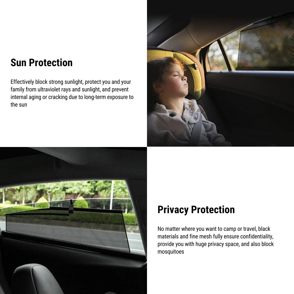 Side Window Shade for Tesla Model 3 - Image 8