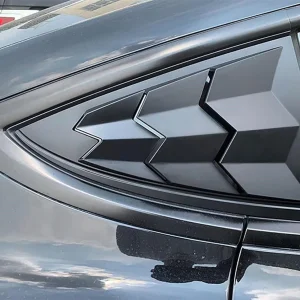 Rear Side Window Louvers Trim for Tesla Model 3 [2 PCS]