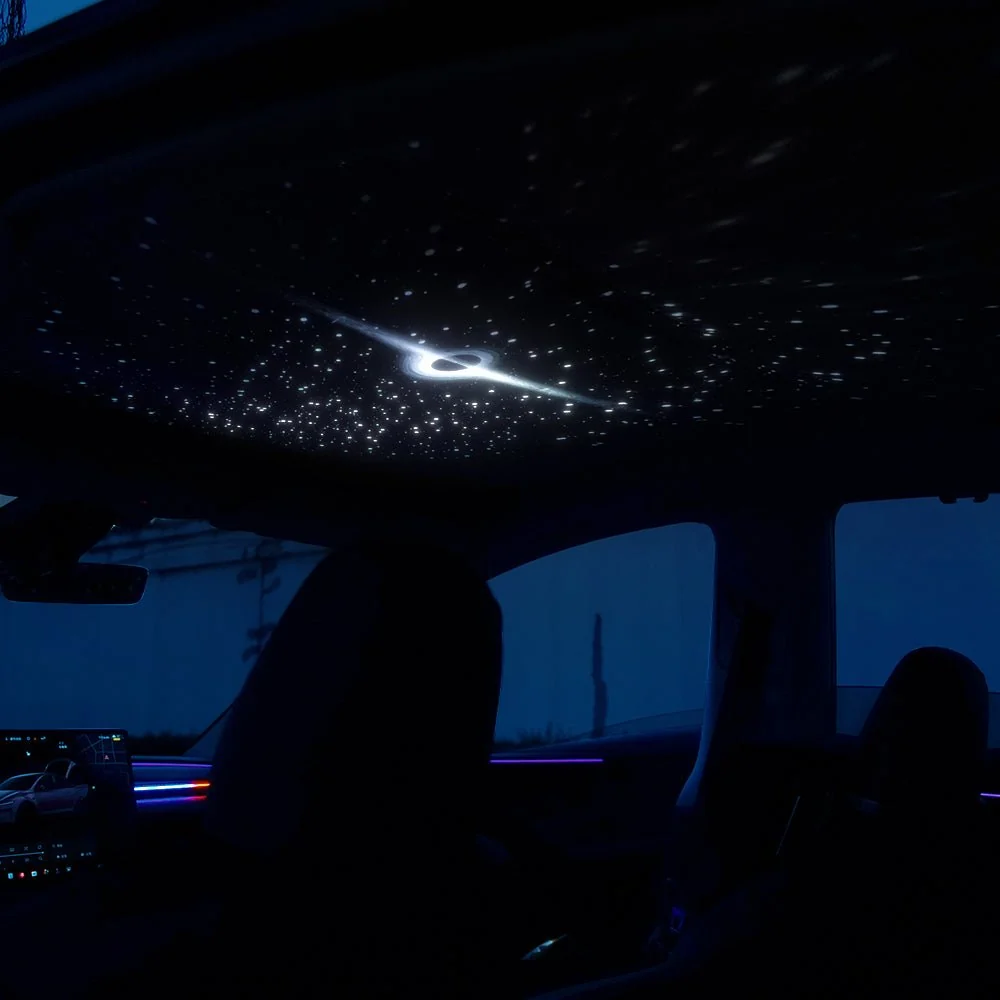 Starry Sky Sunroof Projector Ambient Lighting for Tesla丨 Galaxy Lighting Effect - Image 4