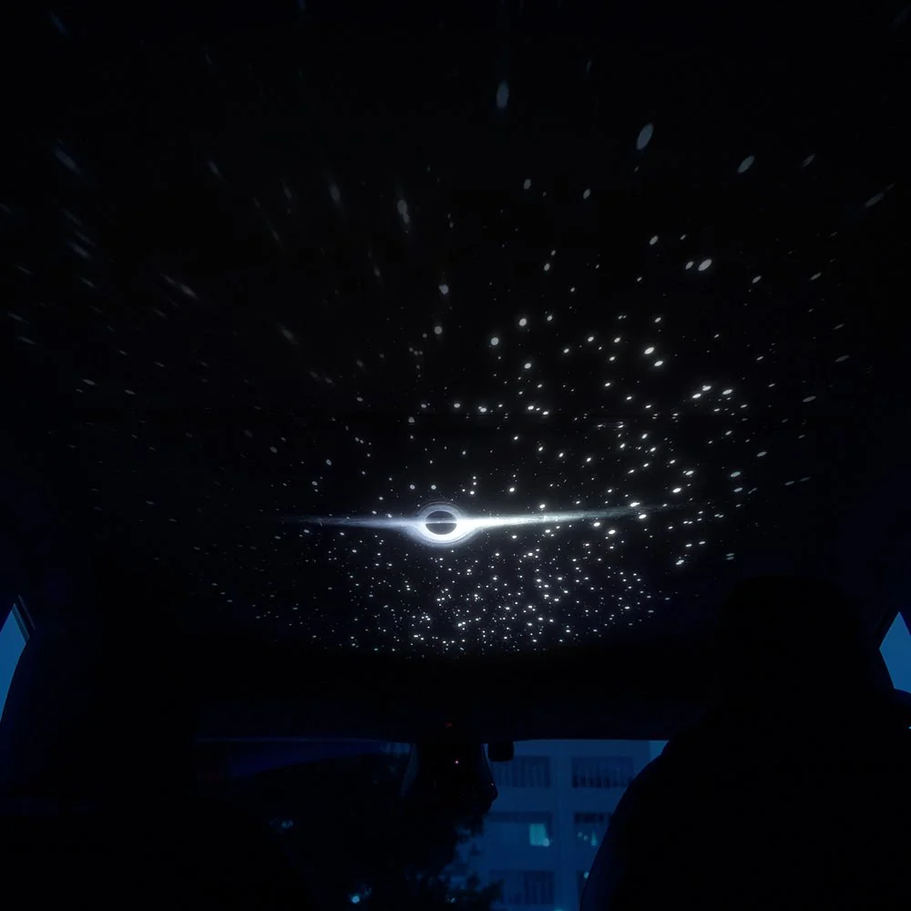 Starry Sky Sunroof Projector Ambient Lighting for Tesla丨 Galaxy Lighting Effect - Image 7