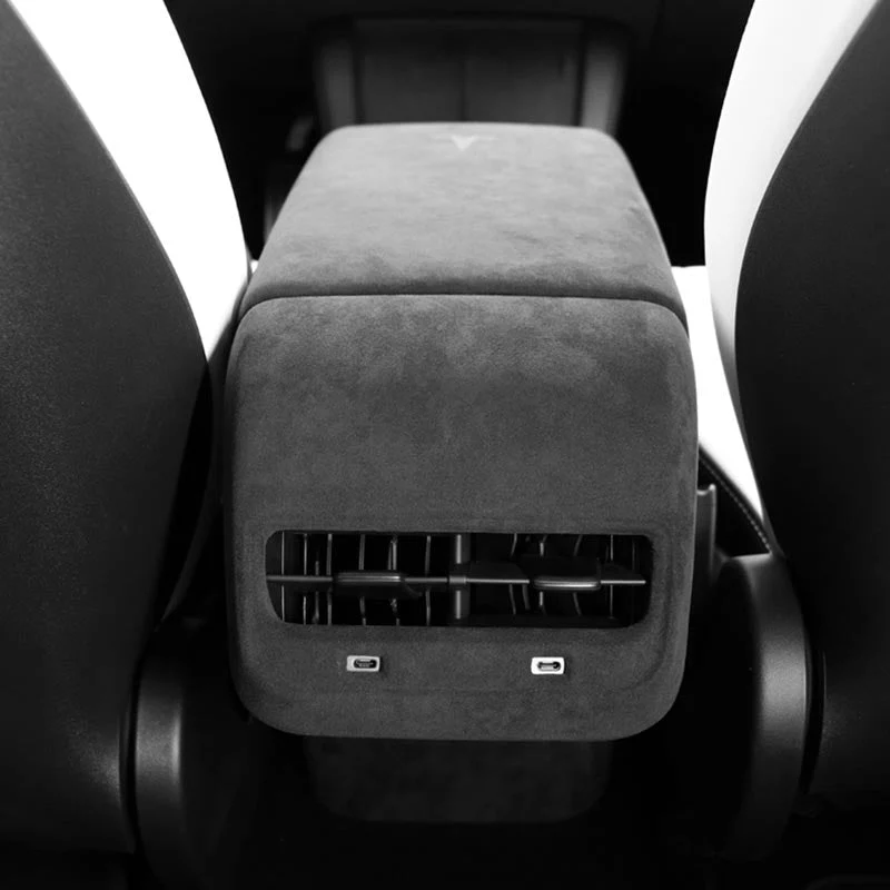 Tesla Model 3/Y Suede Air Vent Trim Frame | Premium Interior Upgrade - Image 3