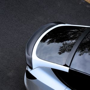 TESERY Model Y / 3 Spoiler V-Style - Carbon Fiber Exterior Mods