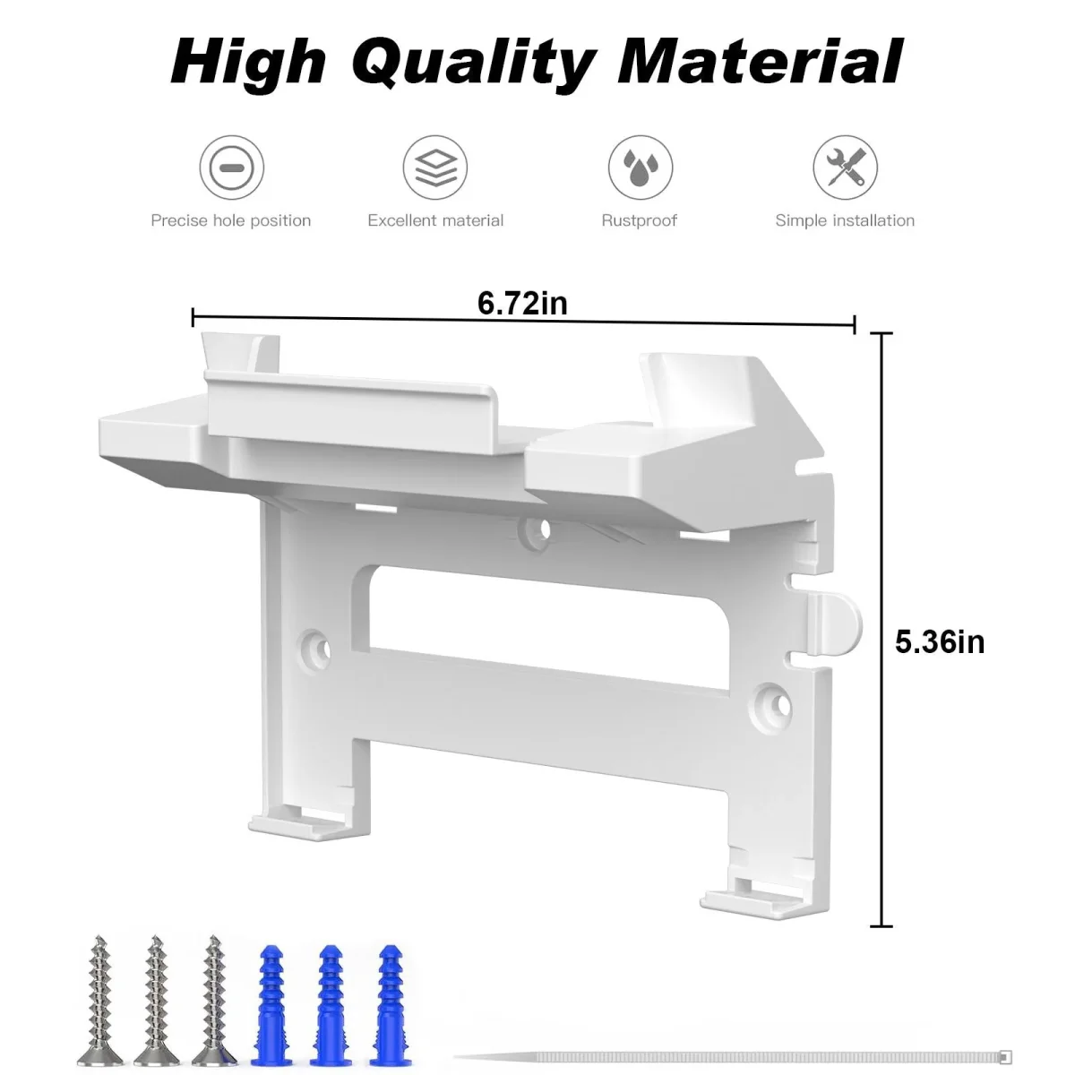 Wall Mount Kit for Starlink Gen 3 Router & Power Adapter - Image 3