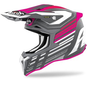 AIROH STRYCKER SHADED Rosa Mate | Capacete Offroad